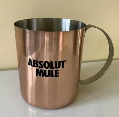 Absolut Vodka Moscow Mule Copper ~ICE BUCKET~ Mug Advertising Man Cave Bar Drink • $28.95