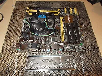 Intel I5-4670 3.4ghz Quad Core CPU Asus Q87M-E/CSM Socket 1150 Motherboard Combo • $59.99