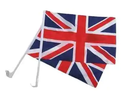 £15.99 • Buy 48 Pairs Union Jack Window Car Flags Hand Waving Flags England St George Jubilee