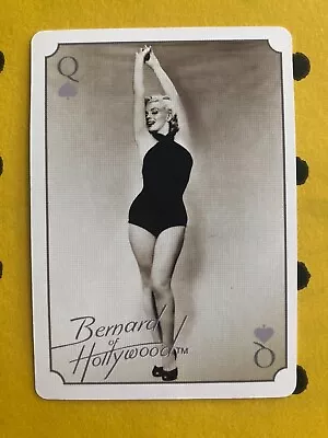 Playing Card MARILYN MONROE Modern Bruno Bernard 1952 Pin Up 324 • $3.78