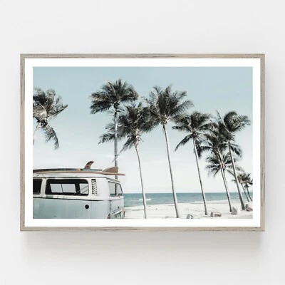 $69.95 • Buy Kombi Print, Surf Print, Coastal Wall Art, Combi Art Print, Beach Wall Decor