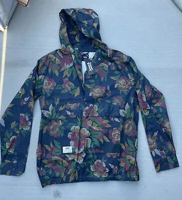 $49.99 • Buy Lemar & Dauley Floral Blue Montauk Anorak XL NEW