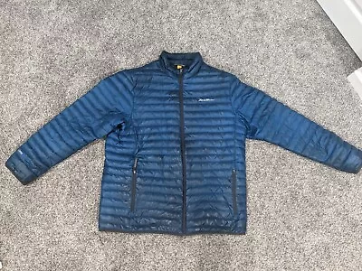 Eddie Bauer Men's Down Jacket Size XL Blue 85% Fill • $39.99