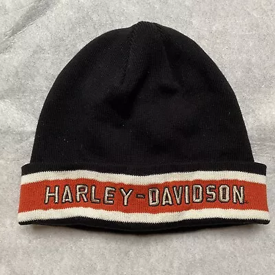 Harley Davidson Vintage Adult Winter Knit Hat/Beanir • $2.99