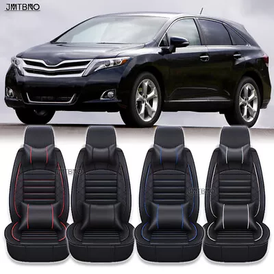 Full Car Seat Cover 2/5-Seats Cover Luxury PU Leather Cushions For Toyota Venza  • $109.33