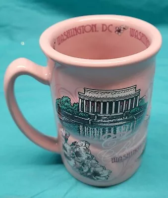 Vintage Cherry Blossoms Washington DC Travel Souvenir Porcelain Coffee Mug 3D • $27.59