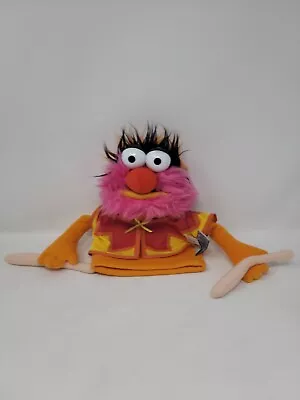 Muppets Animal Drummer 10  Plush Hand Puppet Disney GUND Holding Drum Sticks R • $19.99