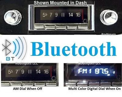 $352 • Buy 1967-73 Mercury Cougar 740 Bluetooth Stereo  Radio Multi Color Display 740