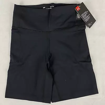 Under Armour Women's Meridian Bike Compression Shorts 1355914-001 Small NWT $60 • $21.95