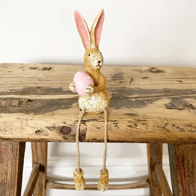 £9.50 • Buy Easter Rabbit Ornaments, Shelf Sitting Rabbit