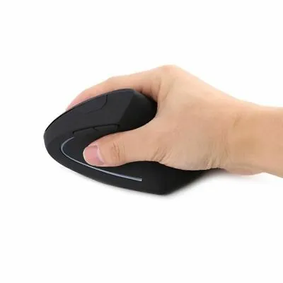 2.4G 1600DPI Ergonomic Vertical Mouse Wireless Optical Wrist Left Right USB Mice • $14.24