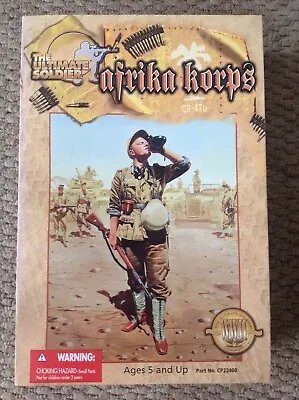 21st Century Toys The Ultimate Soldier German Afrika Korps Infantry WWII Action  • £185