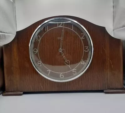 Vintage Oak Cased Smith's Sectric Westminster Chiming Clock Model 296  • £60