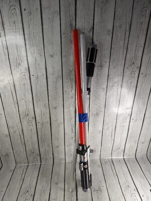 $39.99 • Buy Lot Of 3 Star Wars Ultimate FX Lightsabers Not Working For Parts Rey Vader Yoda 