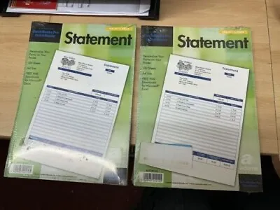 2 X 100 Loose Leaf Adams Statement Pad Compatible With Quickbooks & Pro Version  • £5