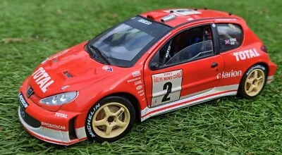 £49.99 • Buy Solido 1/18 Scale Diecast 203 795-01 - Peugeot 206 WRC RMC 2003 Burns #2
