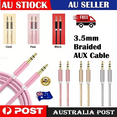 2PCS Cable 3.5mm Audio Extension For Car Phone Cord Male To Male Extension Cord • $14.98