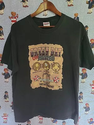 Green Day Unwanted Western T-Shirt 2000 Vintage Billie Joe Mike Tre RARE Size L • $99.99