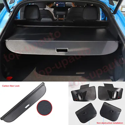 For Ford Mustang Mach-E 2021-2023 Carbon Fiber Rear Trunk Cargo Cover Alloy • $153.45