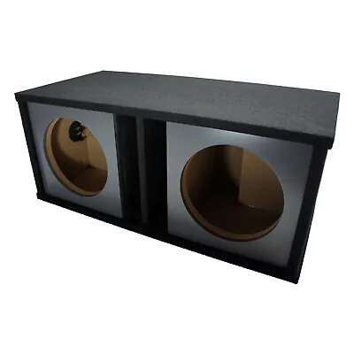 Car Audio Dual 10  Slot Vented Paintable Baffle Stereo Sub Box Enclosure • $89.95