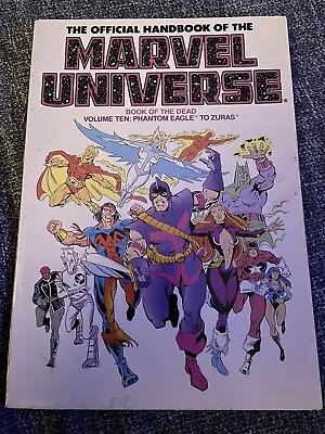 The Official Handbook Of The Marvel Universe Volume 10 - 2nd Print 1987 • £5