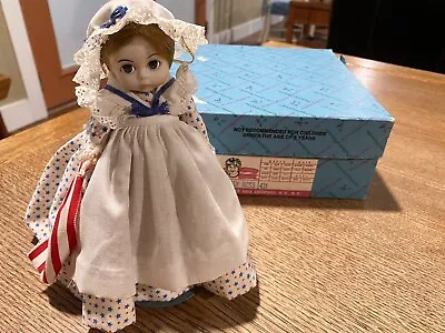 Madame Alexander Doll - 8” Betsy Ross 1976 Star Dress #431 With Stand • $13