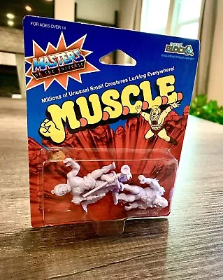 MOTU M.U.S..C.L.E. Muscle Figures Super 7 Masters Of The Universe! Pack Of 3!! • $15