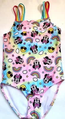 NEW Disney's Character  Minnie Mouse  Girls 1-piece Swimsuit Size 5/6 • $12.99