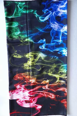 Neon Flames Pull Up Face Mask AntiPollution Cycle Ski Motorbike Magic Tube Scarf • $8.69