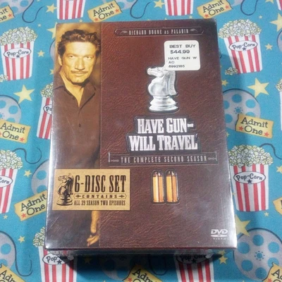 $15 • Buy DVD (6-disc Box Set) - 'Have Gun Will Travel: The Complete Second Season', Boone
