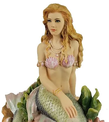 6  Veronese Design Enchanted Song Mermaid Nautical Fantasy Hand Painted Statue • $47.59