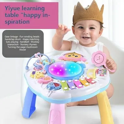 Baby Activity Center Learning Table Toddler Early Education Musical Toy Gifts • £17.90