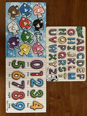 Melissa And Doug Puzzles Lot Of 3 • $7