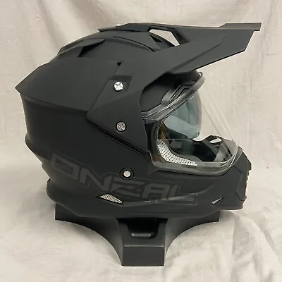 O'Neal Sierra II Dual Sport Adventure Helmet Matte Flat Black XLarge *DISPLAY* • $143.99