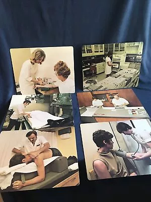 NURSING CAREER POSTERS (12) Careers In A Medical Center From 1973 Vintage Poster • $69.99