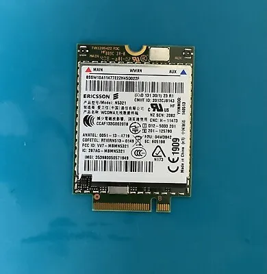 3G WWAN Card Ericsson N5321 ThinkPad Lenovo 04W3842 • £9.99