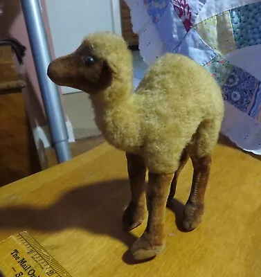 Vintage Steiff Mohair Camel Animal Glass Eyes So Cute • $12.51