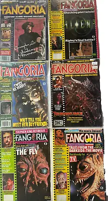 Vintage FANGORIA Horror Magazine Lot Of 6 (202) • $38