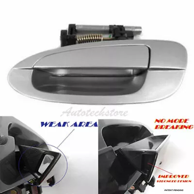 For 02-06 NISSAN ALTIMA Outside Door Handle Rear Left KY1 Silver Metallic B3769 • $17.68