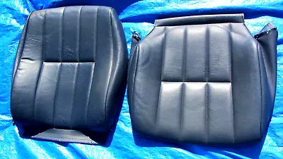 Volvo 240 242 245 Vinyl Sedan Wagon Blue Driver Left Seat Covers Single Stitch! • $185.25