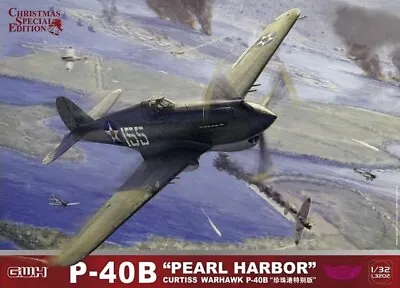 (M) Great Wall Hobby L3202 - 1/32 P-40B  Pearl Harbor 1941 Curtiss Warhawk P-40B • $160.46