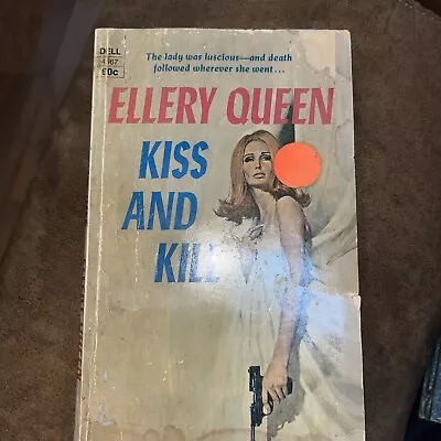Ellery Queen KISS AND KILL Dell #4567 1st Printing [1969] 1st Ed April 1969 • $12