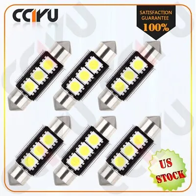 6X Canbus Error Free 6418 C5W Super White LED Bulbs For Car License Plate Lights • $8.32