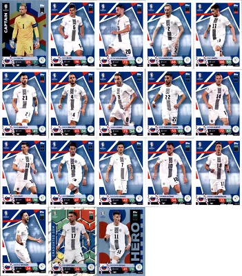 Match Attax UEFA EURO 2024 Germany Team Package Slovenia SVN 1-18 • $1.06