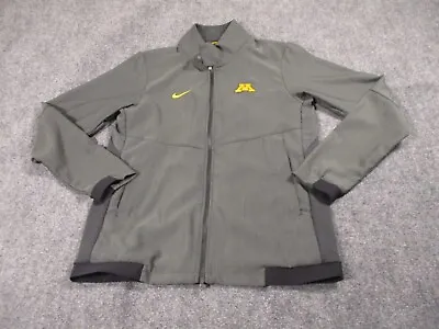 Minnesota Gophers Jacket Men's Medium Gray Nike Full Zip Windbreaker Polyester • $28.88