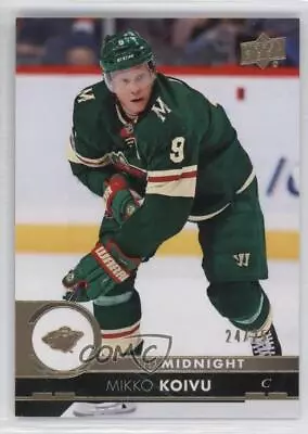 2017-18 Upper Deck UD Midnight /25 Mikko Koivu #344 • $11.75