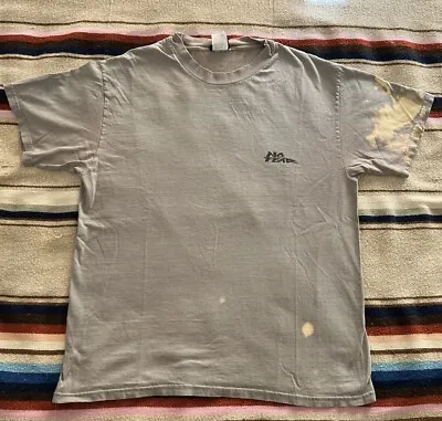 Vintage No Fear T Shirt Mens Large 90s Y2K? Made In USA Distressed Bleached • $34.99