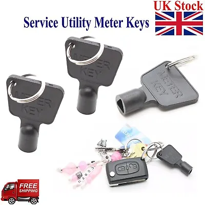 £15.99 • Buy Service Utility Meter Key Gas Electric Box Cupboard Cabinet Triangle Reading DIY