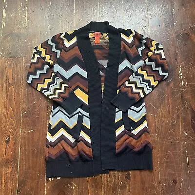 Missoni For Target Women’s Zig Zag Patterned Sweater Cardigan Medium 100% Rayon • $24