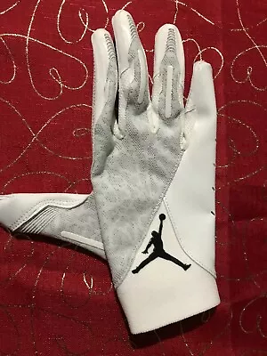 Nike Jordan Vapor Knit 4.0 Football Gloves White Mens Size Large Right Hand Only • $15